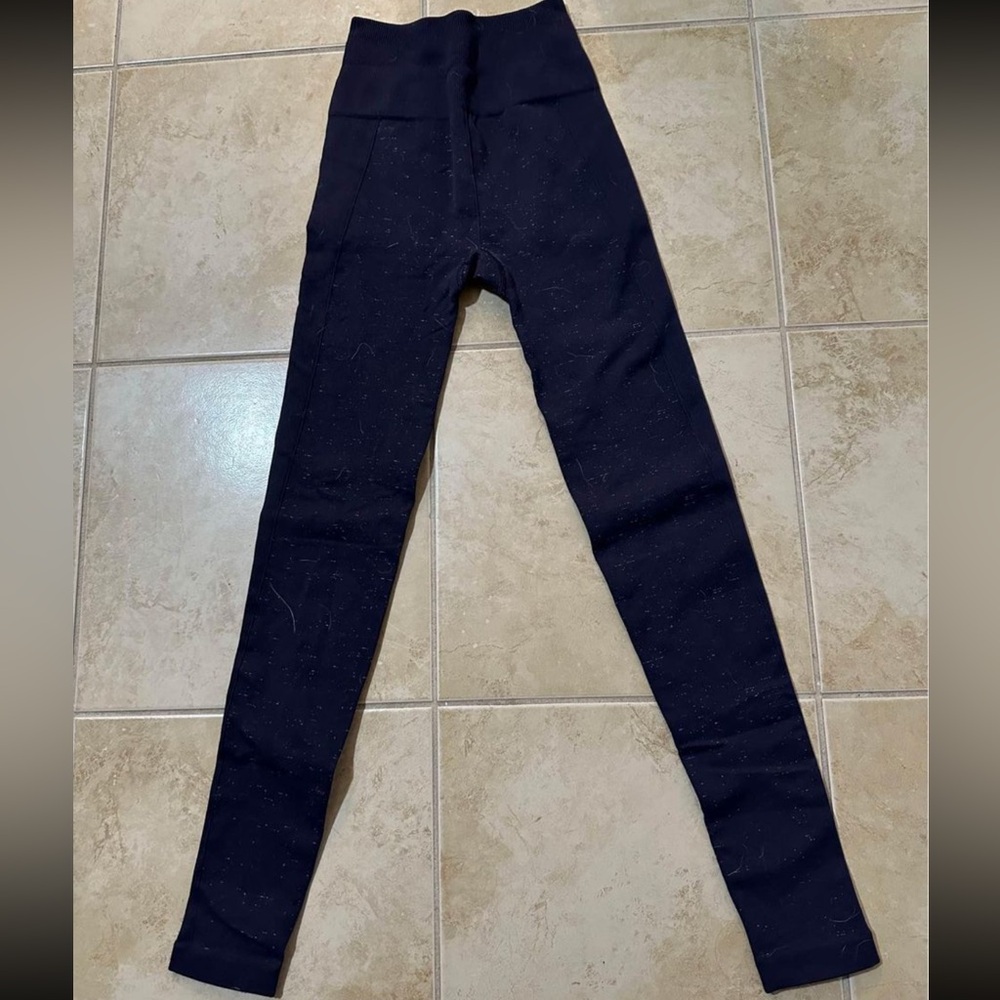 Navy Blue Speckled Lululemon Leggings